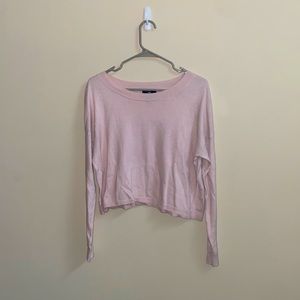 GAP pink cropped sweater, size medium